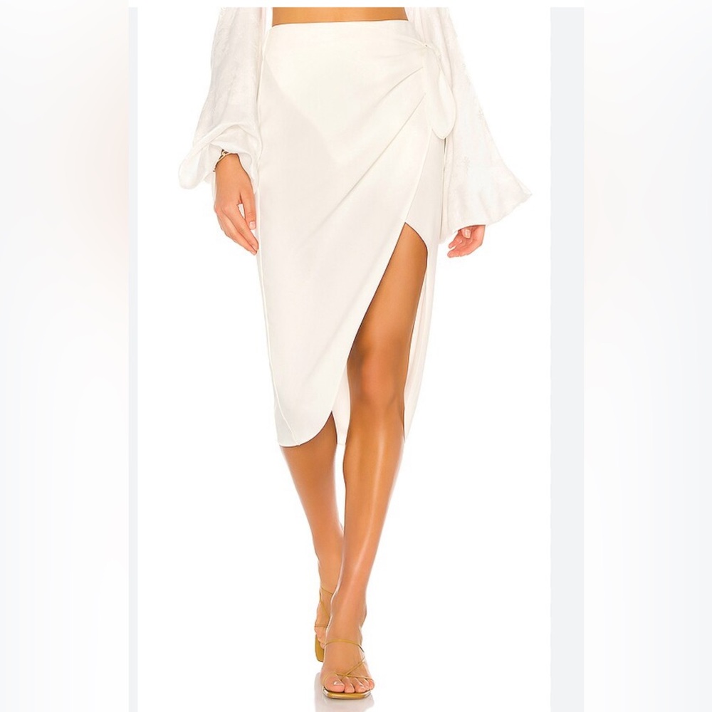 Ivory sarong skirt